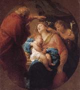 Pompeo Batoni Holy Family with St. John the Baptist Germany oil painting artist